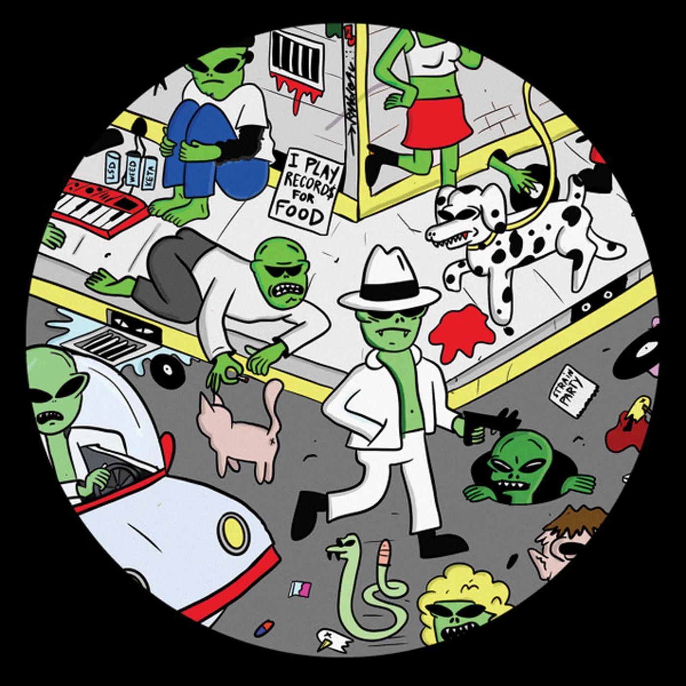 Dani Labb, Micro.Tron, C.ru.z, Cene, Lara - The Space Hood V.A